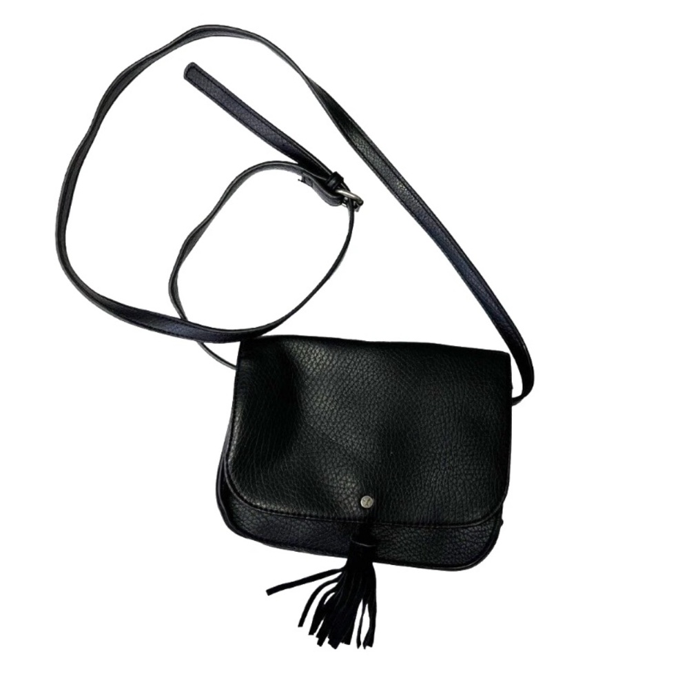 American Eagle Outfitters‎ Black Crossbody Bag with Structured Design